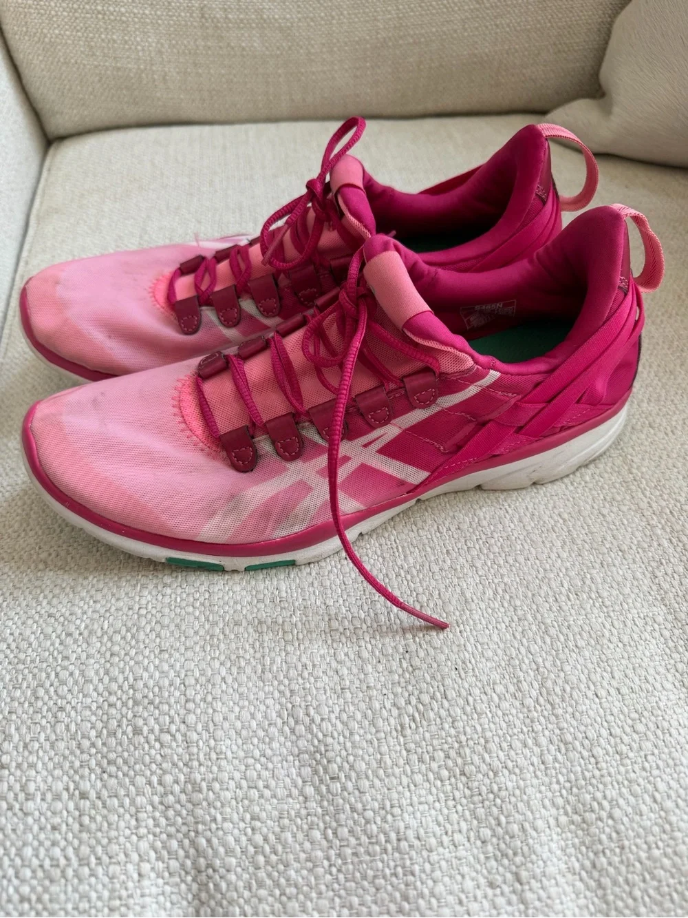 Women’s Asics Pink Athletic Sneakers - Lightweight Comfort